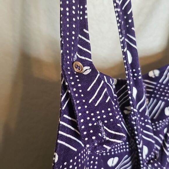 ADE+AYO Purple Geometric Pattern Overall Jumpsuit XXL - Picture 6 of 9